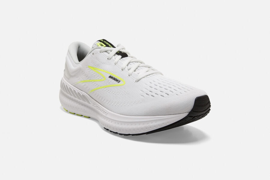 Brooks Glycerin Gts 19 Road Löparskor Herr - Vita - 7283-FLGOK